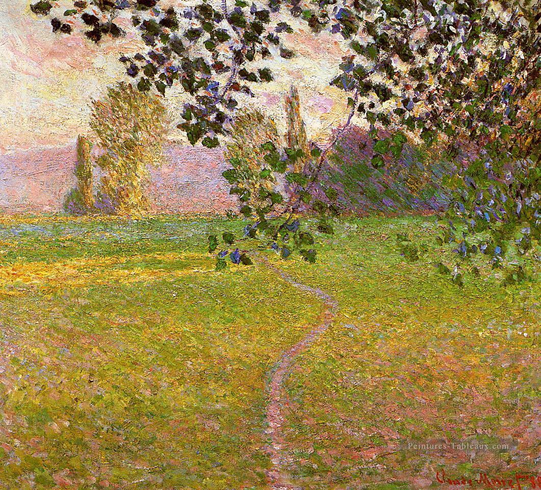 Matin Paysage Giverny Claude Monet Peintures à l'huile